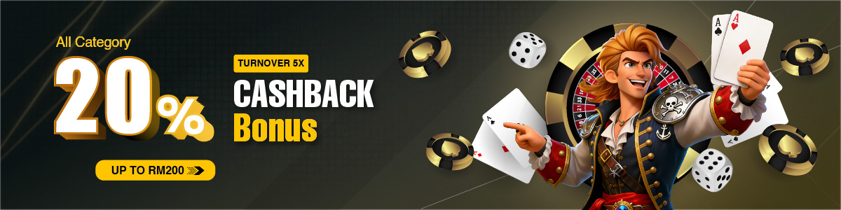 Cashback Bonus 20%