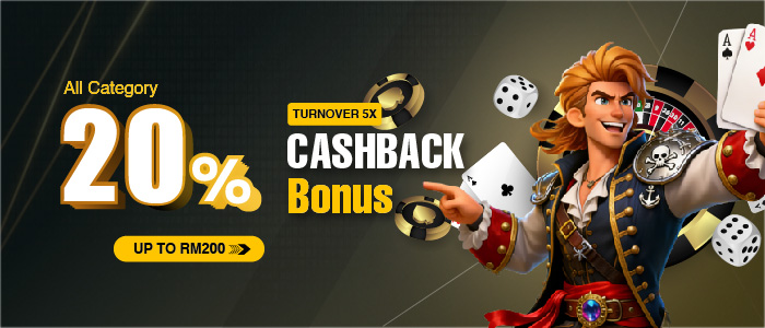 Cashback Bonus 20%