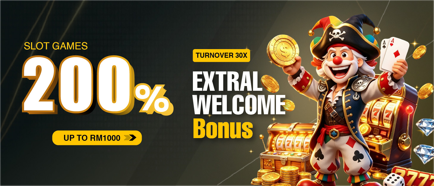 Promotion Offer: Extra Welcome Bonus 300% (All Slot Games)